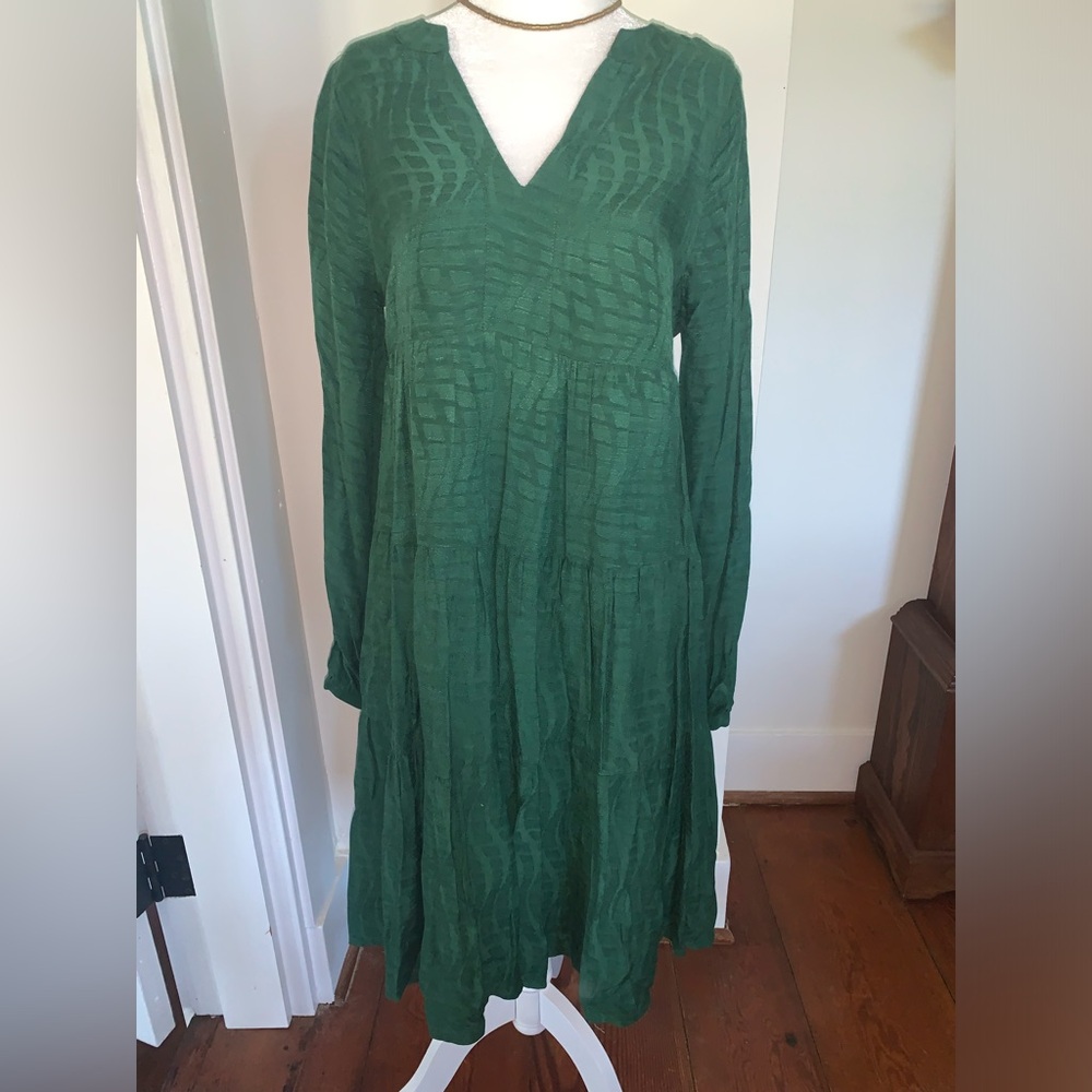 Maeve Anthropologie Green Dress